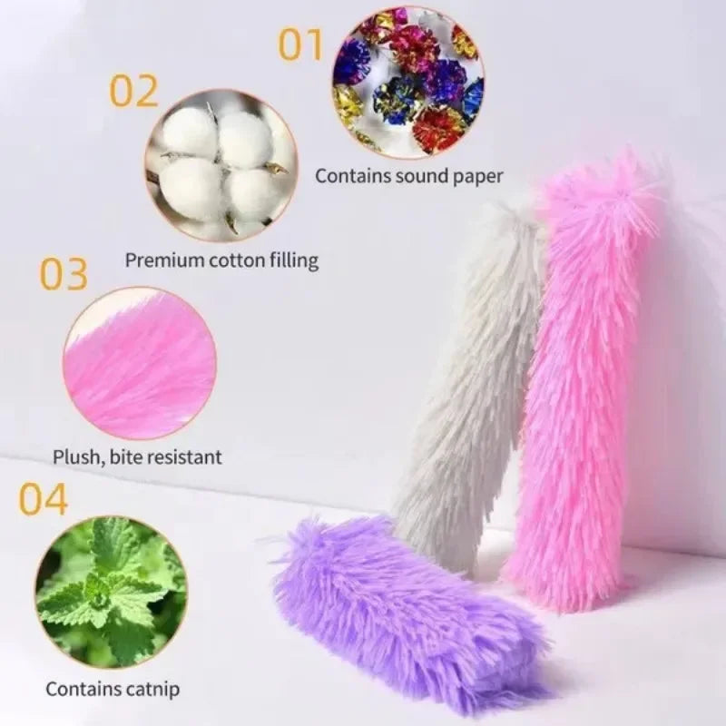 Cat Toy Pillow Soundpaper Long Plush Cat Toy - ProPawPet.com