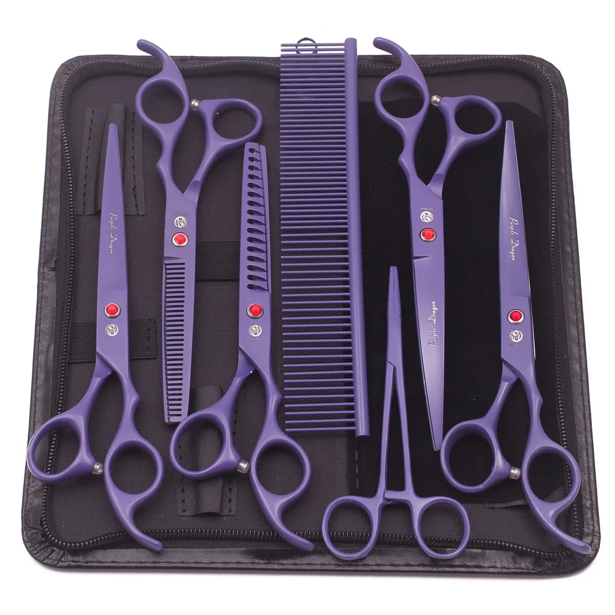 Purple Dragon Dog Grooming Scissors 6.5" 7" - ProPawPet.com
