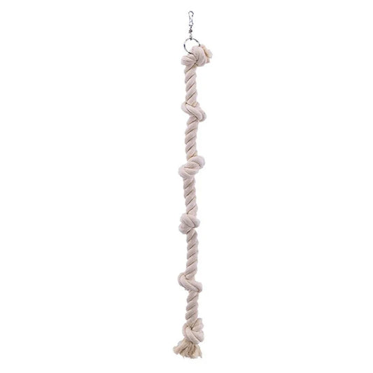 Hanging Cotton Rope Swing Cage with Knots, - ProPawPet.com