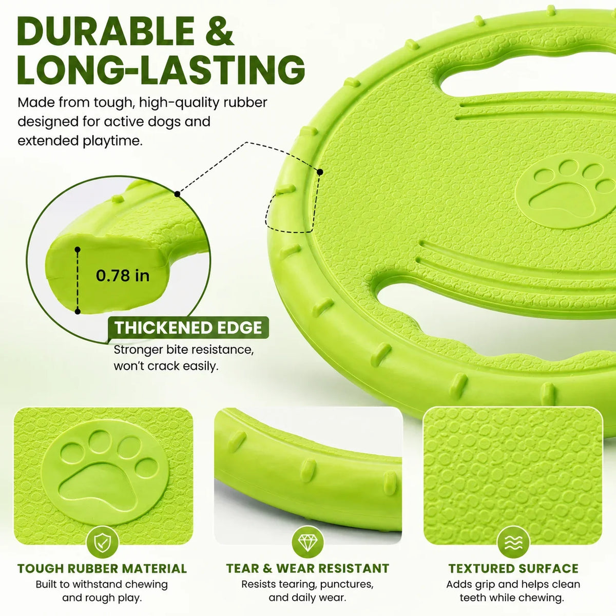 EVA Flying Disc Dog Training Toy Puppy - ProPawPet.com