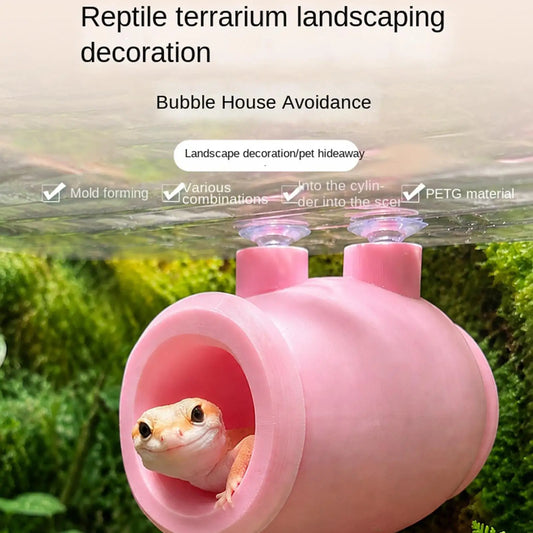Reptile Cave Cylindrical 3D Printed - ProPawPet.com