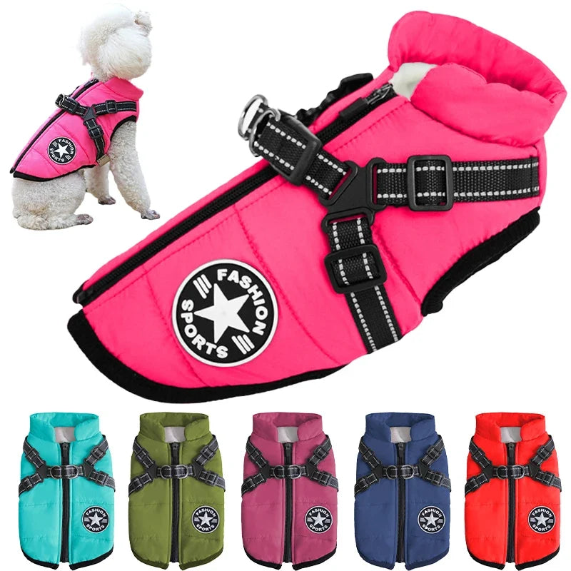 Waterproof Warm Dog Jacket Vest Winter Dog - ProPawPet.com
