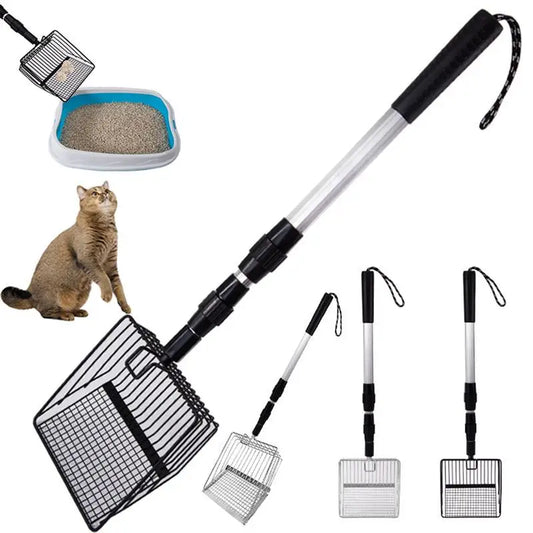 Chicken Coop Rake Retractable Cat Litter Scoop Cleaning