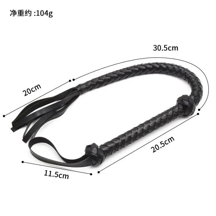 74CM PU Leather Short Horse Whip,Comfortable - ProPawPet.com