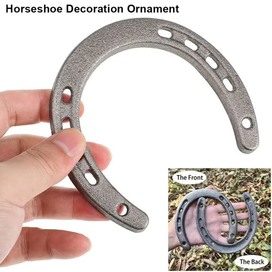 Durable Cast Iron Horseshoe Decoration