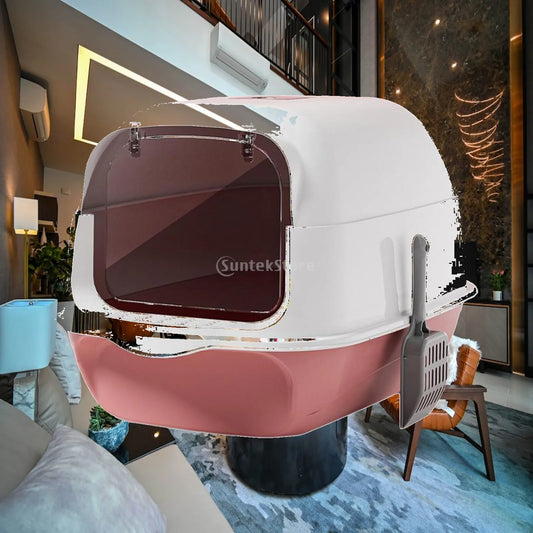 Fully Enclosed Cat Litter Tray with Lid - ProPawPet.com