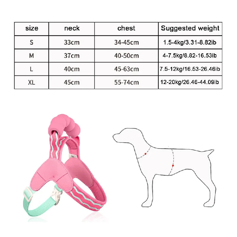 Dog Harness Set Step-In No-Pull Easy Escape - ProPawPet.com