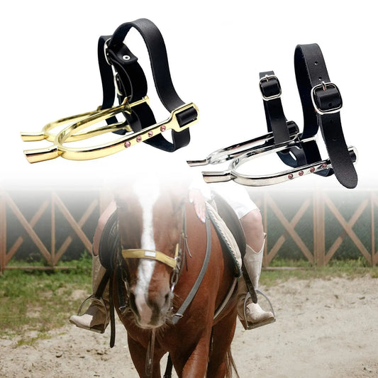 Horse Riding Spurs with Adjustable Straps - ProPawPet.com