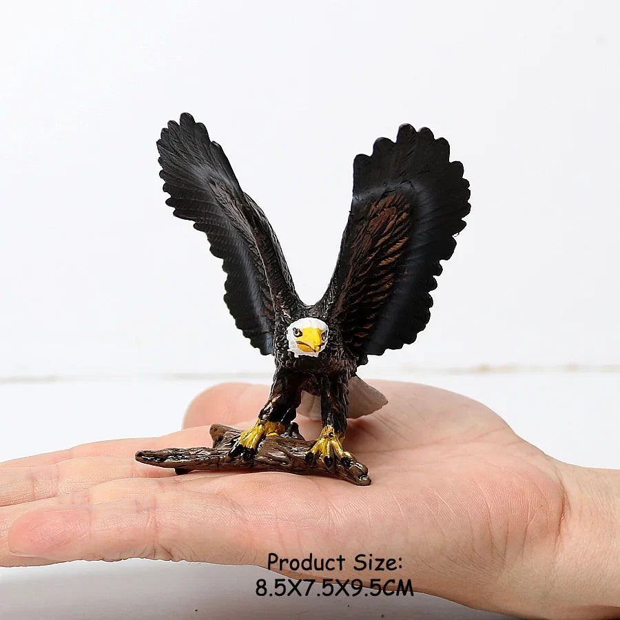 Realistic Plastic Birds of Prey Figurines - ProPawPet.com