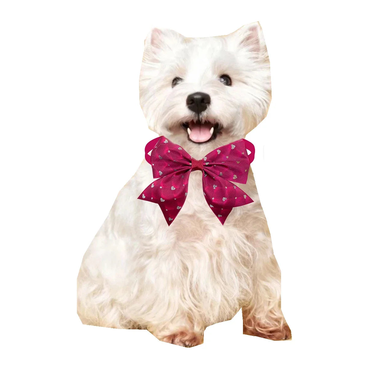 50/100pcs Dog Bow Tie Love Style Pet - ProPawPet.com