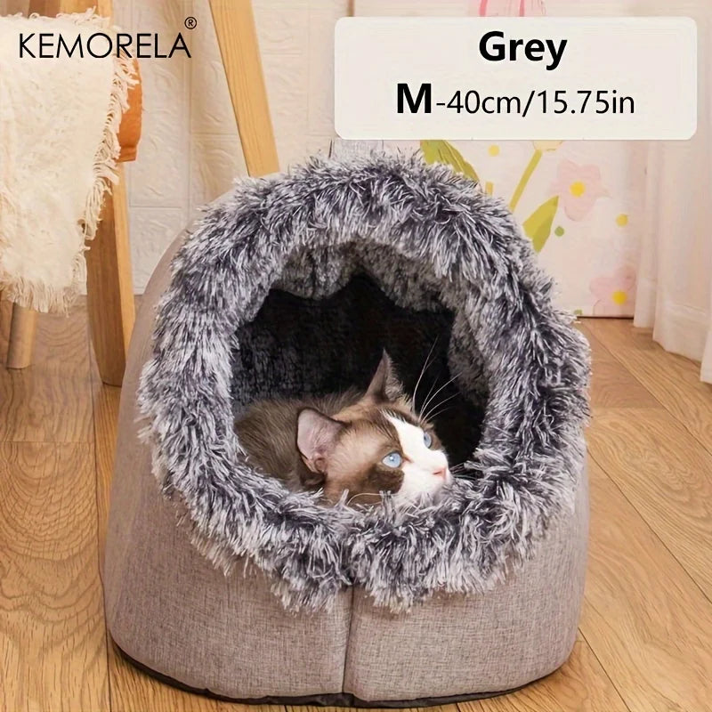 Kemorela Winter Cat Bed Self-warming Puppy House – Cat Supplies