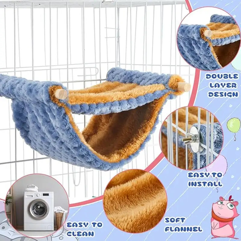 Pet Hammock for Small Animal Double Thick - ProPawPet.com