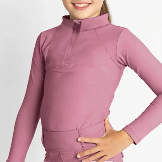 MXLLINA Girls Equestrian T-Shirts Zipper - ProPawPet.com