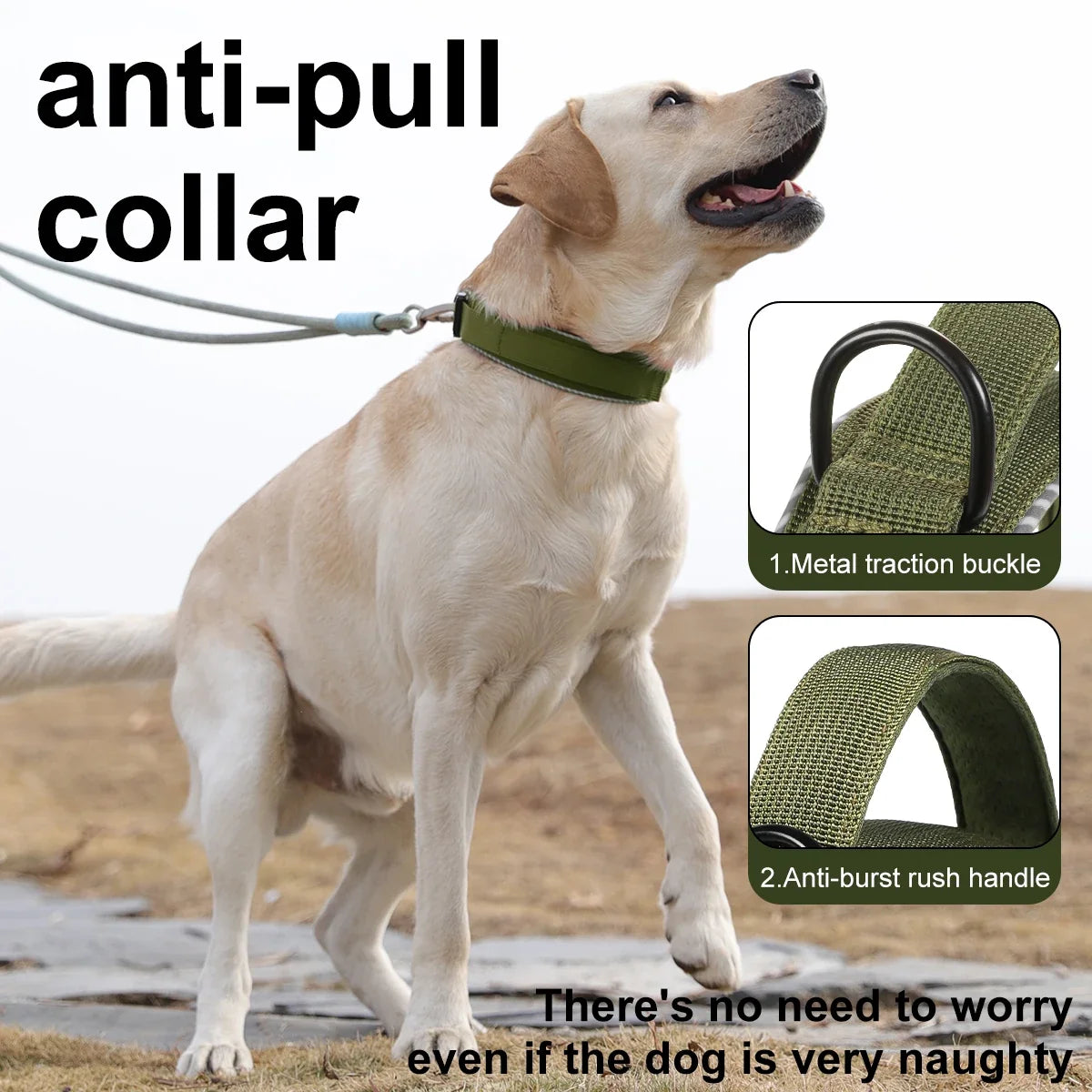 Tactical dog collar, adjustable military - ProPawPet.com