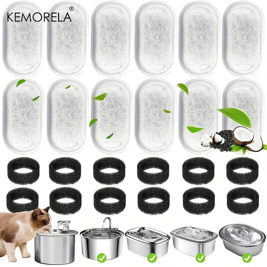 12/15PCS Cat Water Fountain Activated Carbon - ProPawPet.com