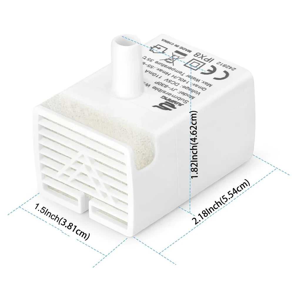 Ultra-efficient Silent USB Pet Water Fountain – Cat Supplies