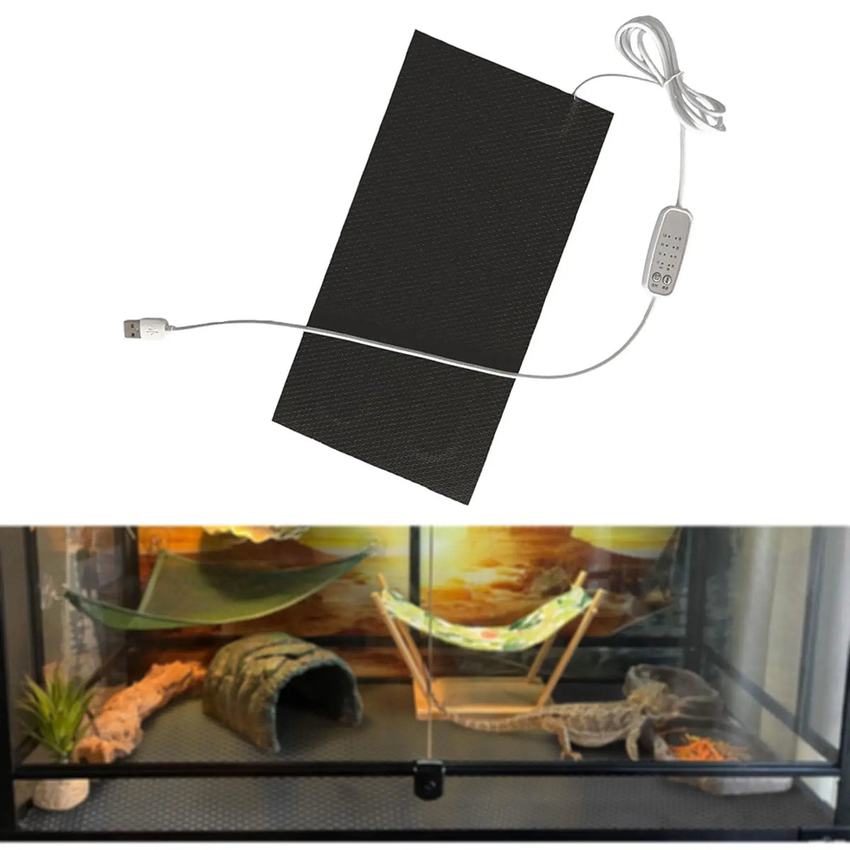 Reptile Heating Pad USB Terrarium Warmer - ProPawPet.com