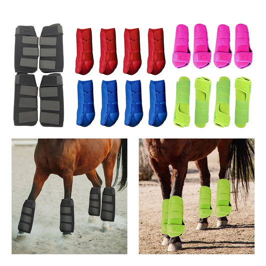 4Pcs Colorful Horse Breathable Sport Boots 3 - ProPawPet.com