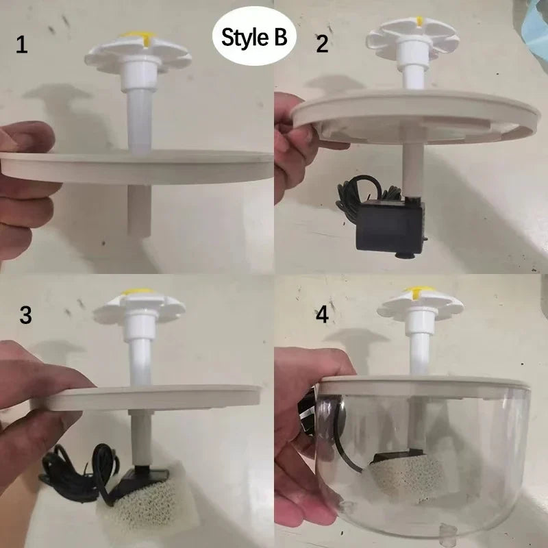 Pet Water Fountain Automatic Cat Drink Bowl - ProPawPet.com