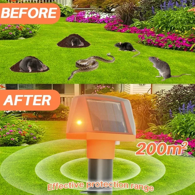 Outdoor Solar Panel Animal Repeller Six - ProPawPet.com
