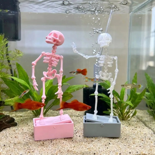 3D Printed Dancing Skeleton Aquarium Bubbler - ProPawPet.com