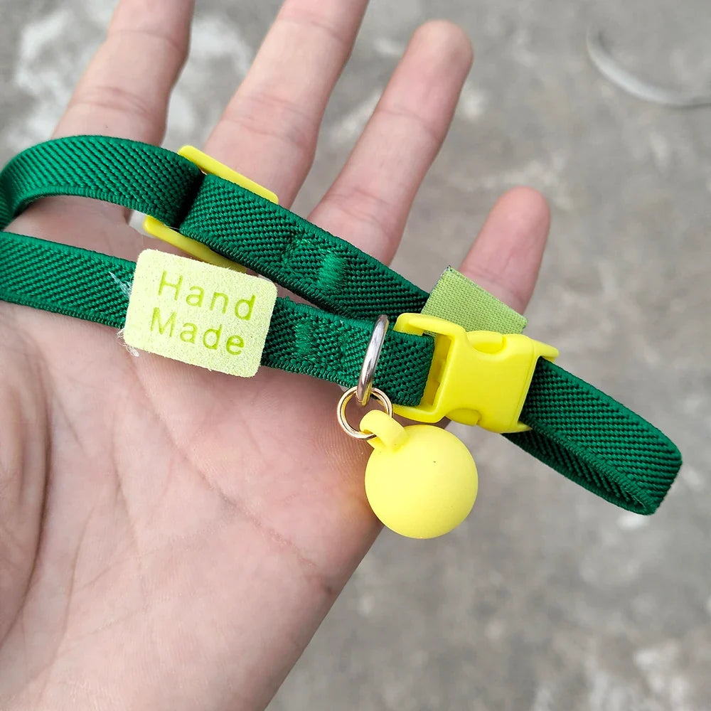Cat Collar Elastic Webbing Puppy Necklace - ProPawPet.com