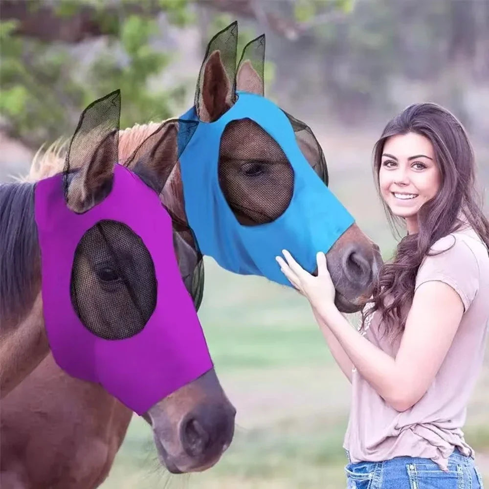New Breathable Horse Fly Mask Anti Mosquito - ProPawPet.com