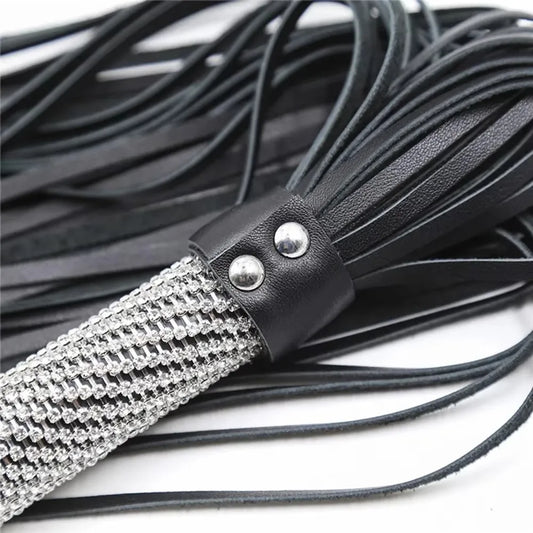 Crystal Handle Genuine Leather COW LEATHER - ProPawPet.com