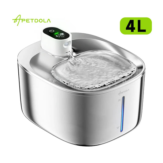 APETDOLA 4L Wireless Cat Water Fountain Auto - ProPawPet.com