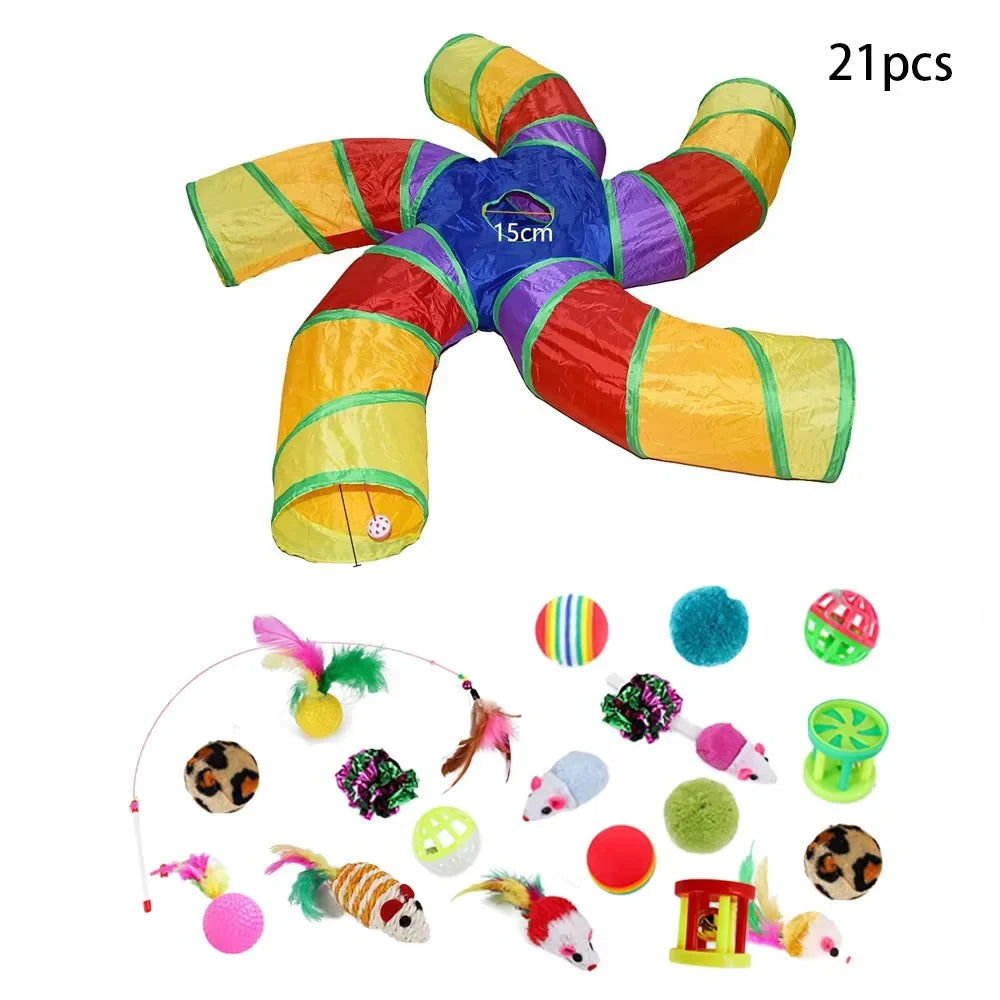 Cat Teaser Wand Toy Self Entertainment Maze - ProPawPet.com