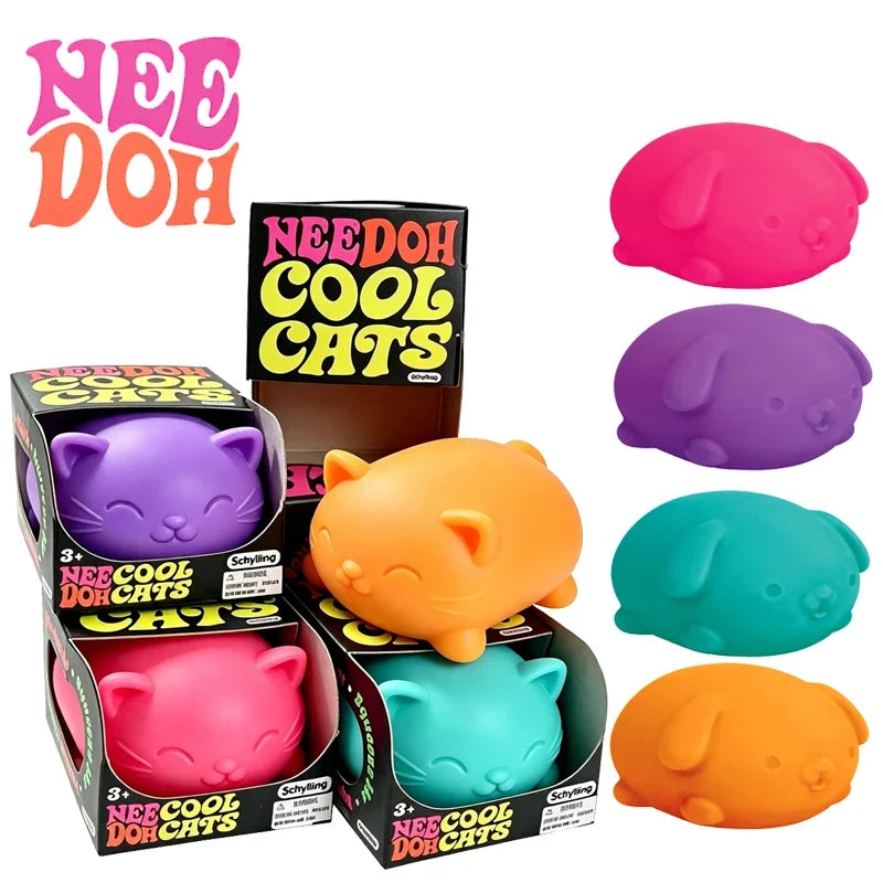 Needoh Cool Cats Funky Pup Squeeze Toy Soft - ProPawPet.com
