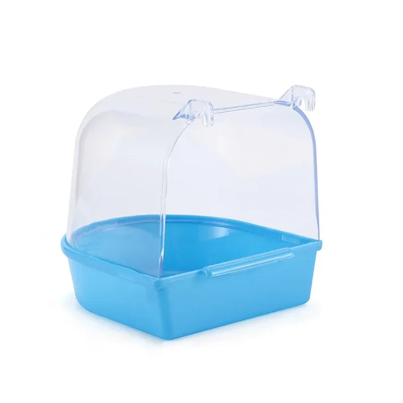 Hanging Bird Bath Cube Parrots Bathtub Bath - ProPawPet.com