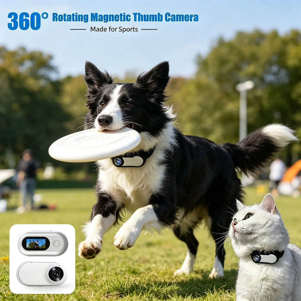 360°Rotation Pet Camera 120° Wide Angle Mini - ProPawPet.com