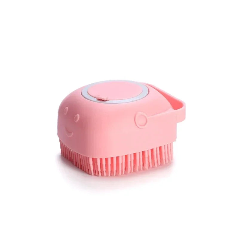 Pet Bathing Brush Soft Silicone Massager Shower Gel – Dog Supplies