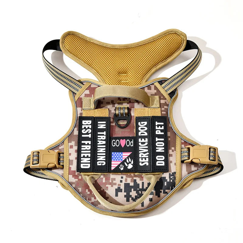 Dog Tactical Harness Vest Pet Dog Harness - ProPawPet.com