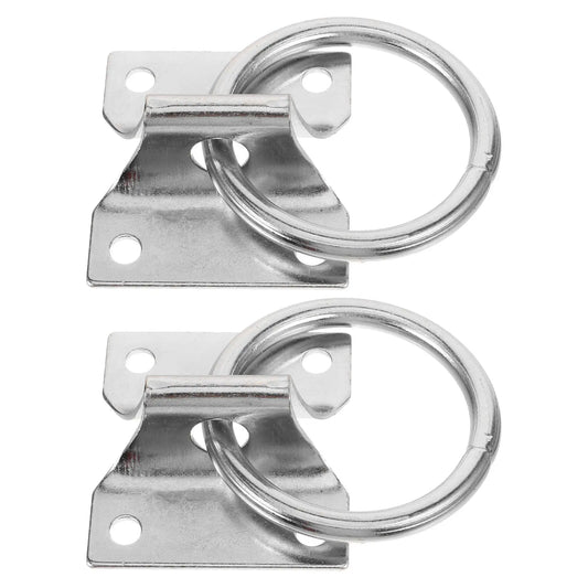 2Pcs Heavy Duty Horse Cross Tie Ring Iron - ProPawPet.com