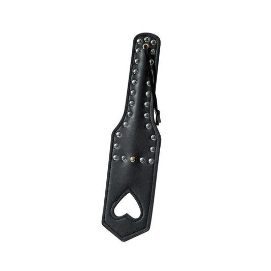 31.5CM PU Leather Punk rivet Spanking Paddle - ProPawPet.com