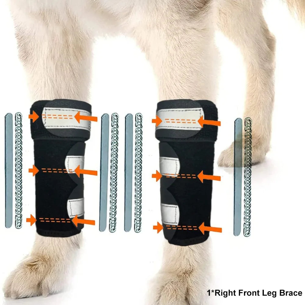 1PC Lightweight PC Strips Dog Front Leg - ProPawPet.com