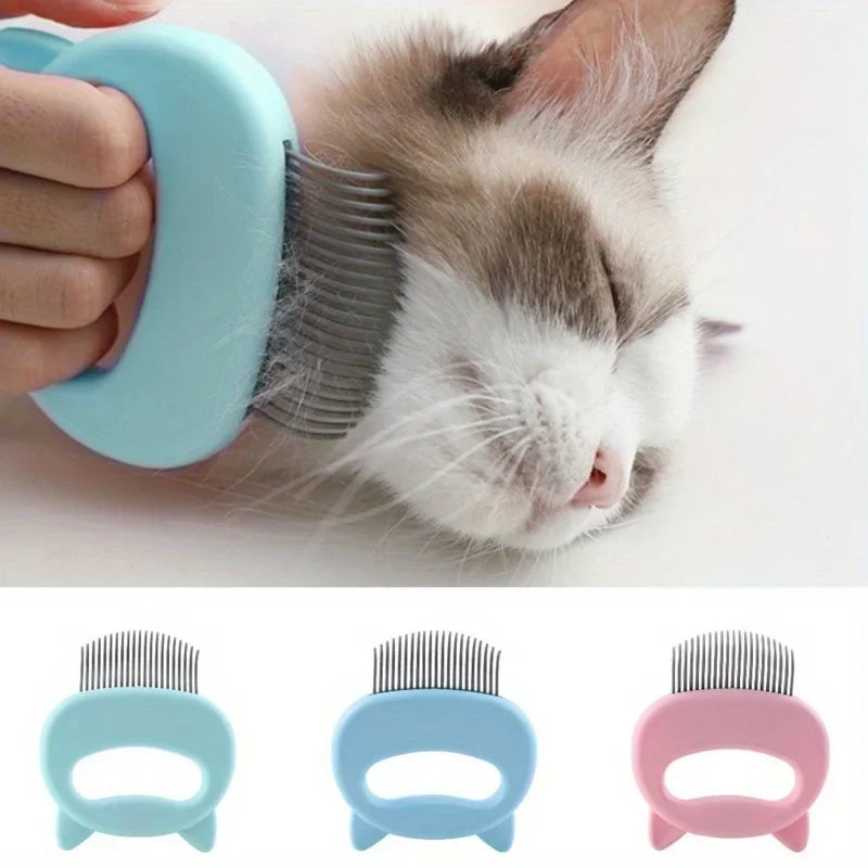 Pet Hair Removal Massaging Shell Comb Soft - ProPawPet.com