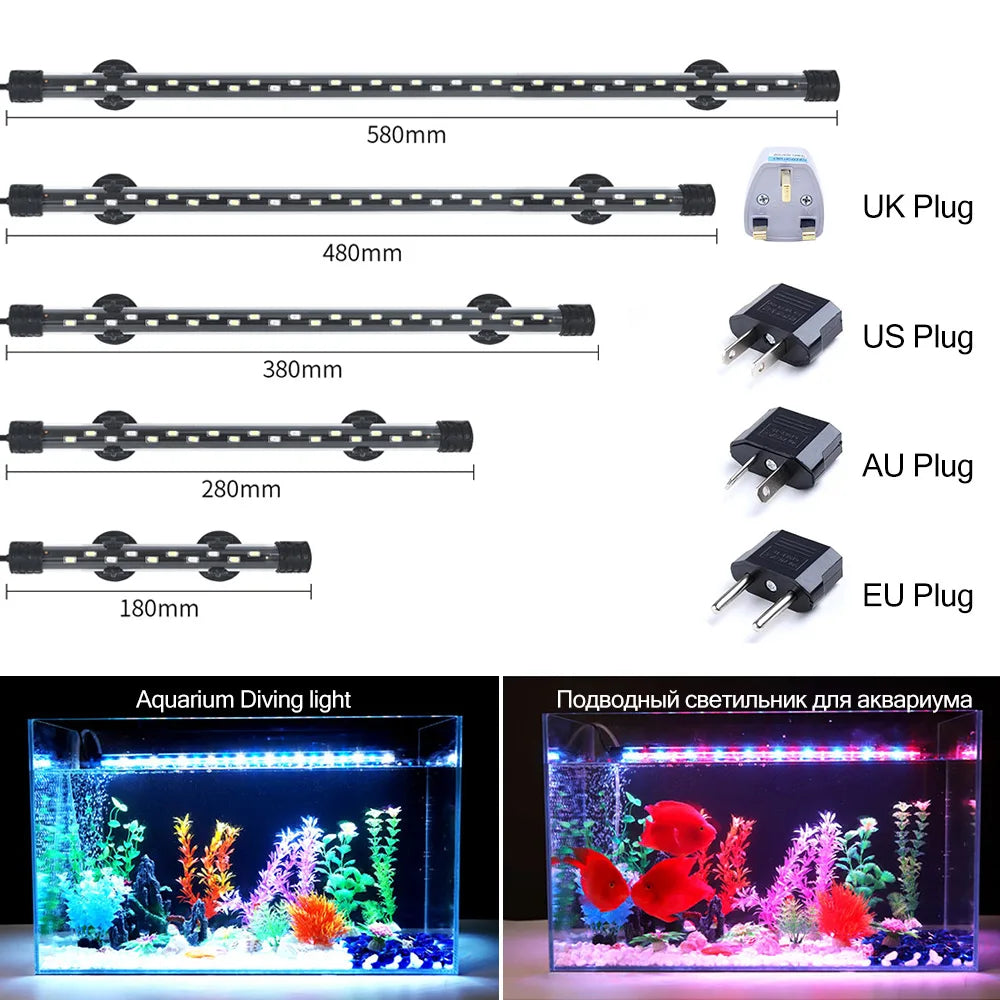 90-260V Aquarium Light LED Waterproof Fish - ProPawPet.com