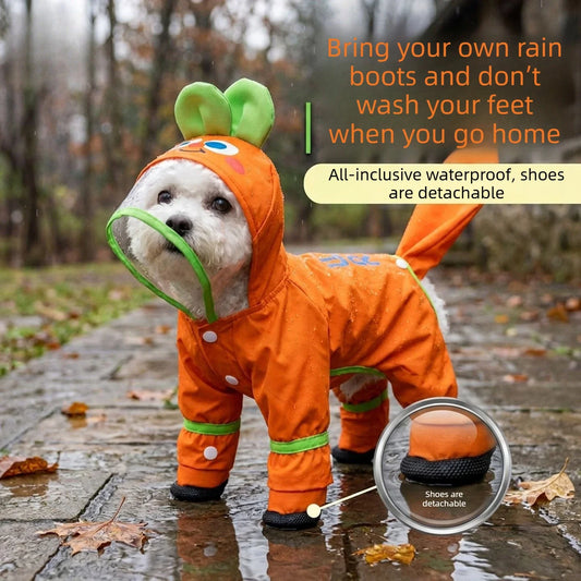 Raincoat for Dogs Waterproof Four Legs - ProPawPet.com