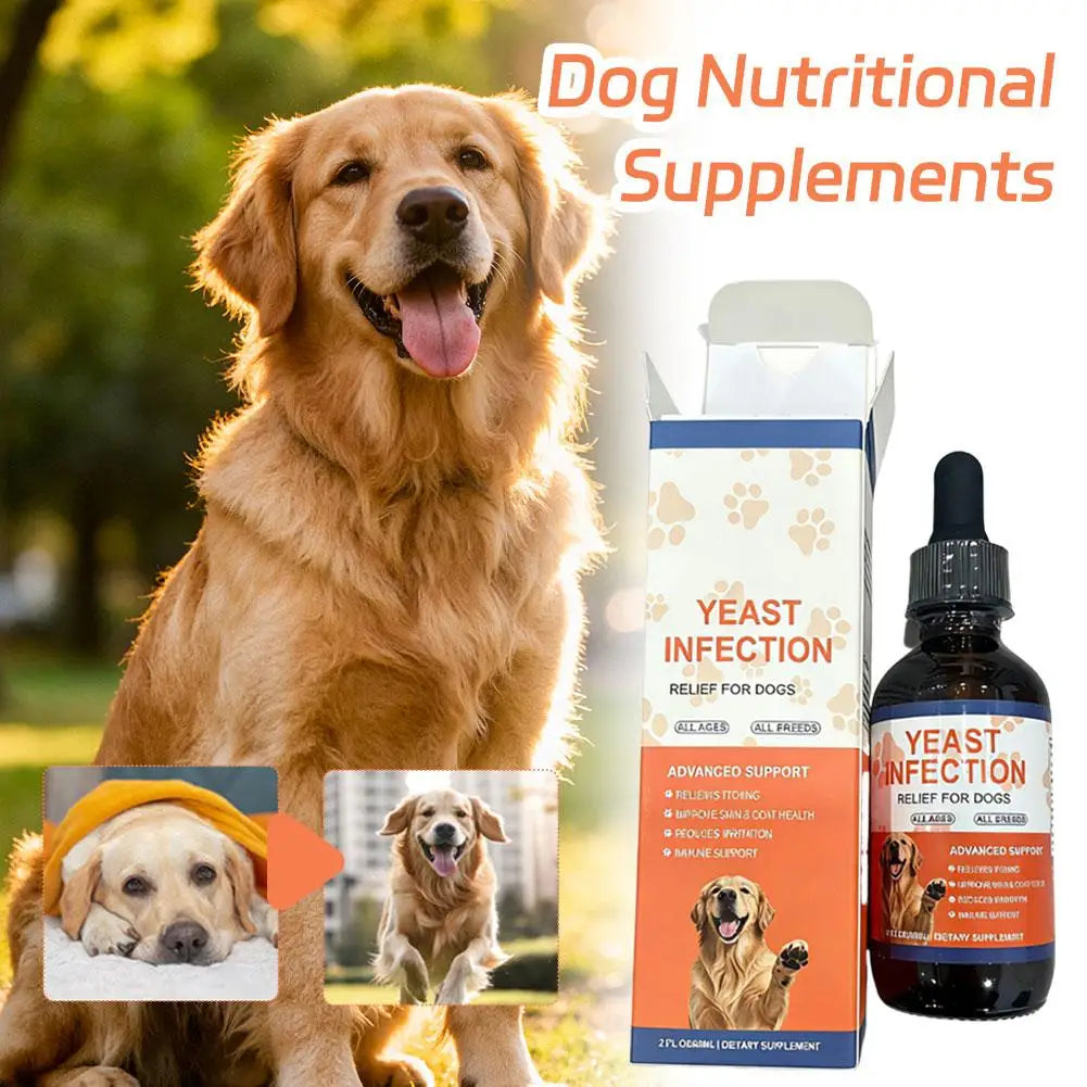 Dog Yeast Infection Relief Liquid Drops - ProPawPet.com