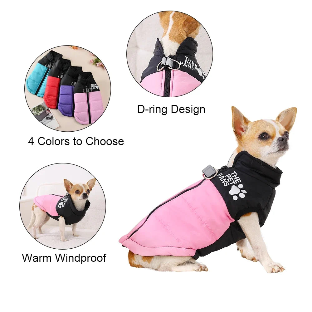 Warm Winter Pet Clothes Windproof Dog Jacket - ProPawPet.com