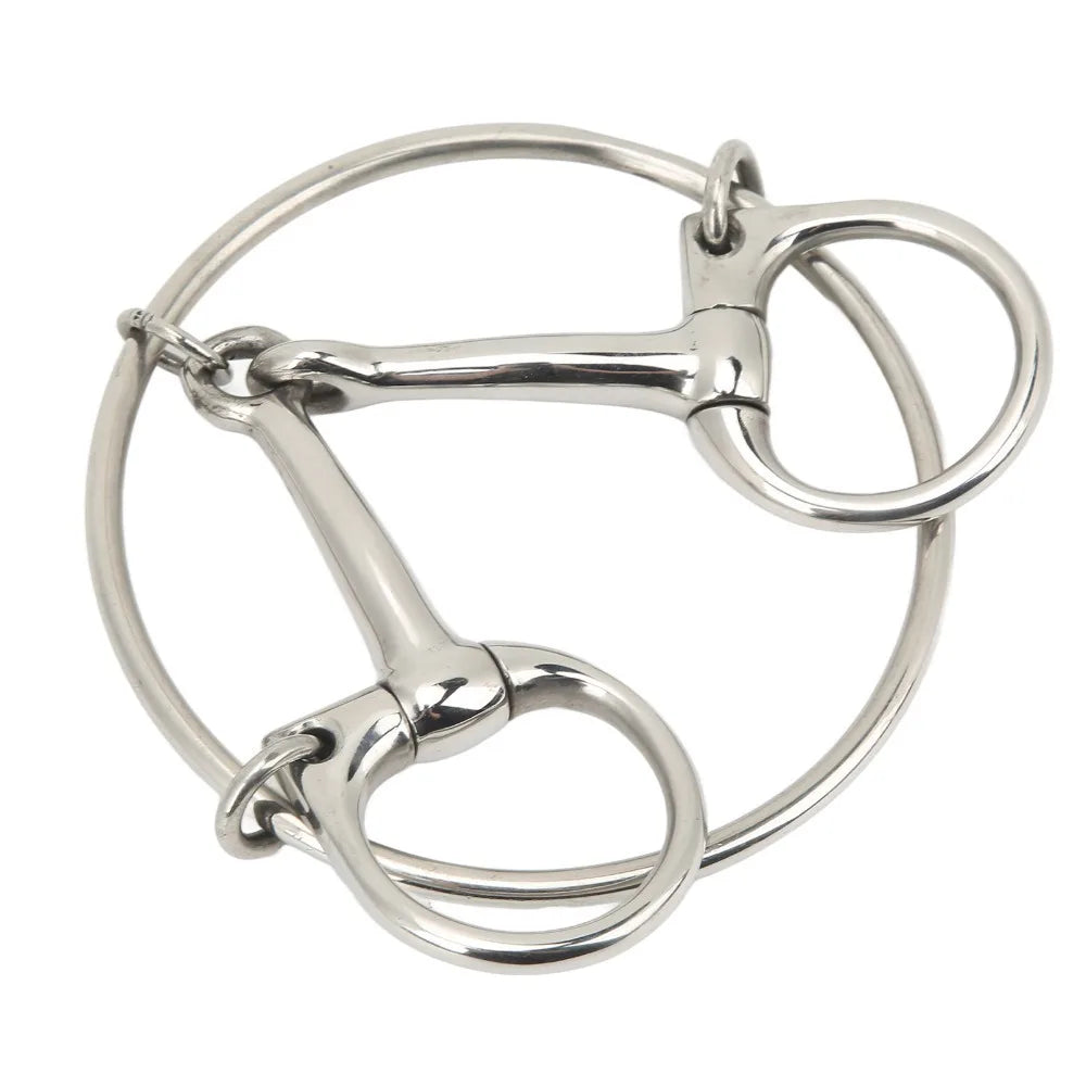 Durable Stainless Steel Horse Mouth Bit Smooth Surface Portable