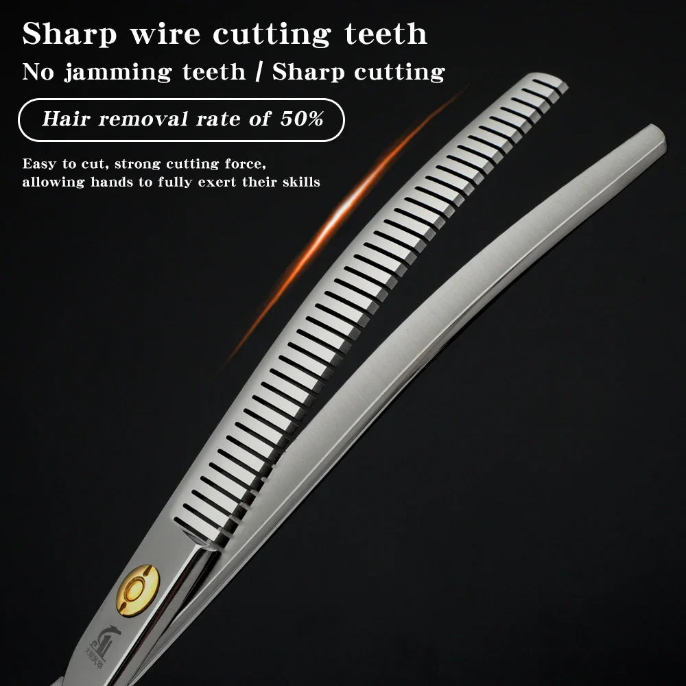 Refinement Curved Teeth Scissors Pet - ProPawPet.com