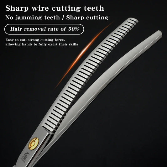 Refinement Curved Teeth Scissors Pet - ProPawPet.com