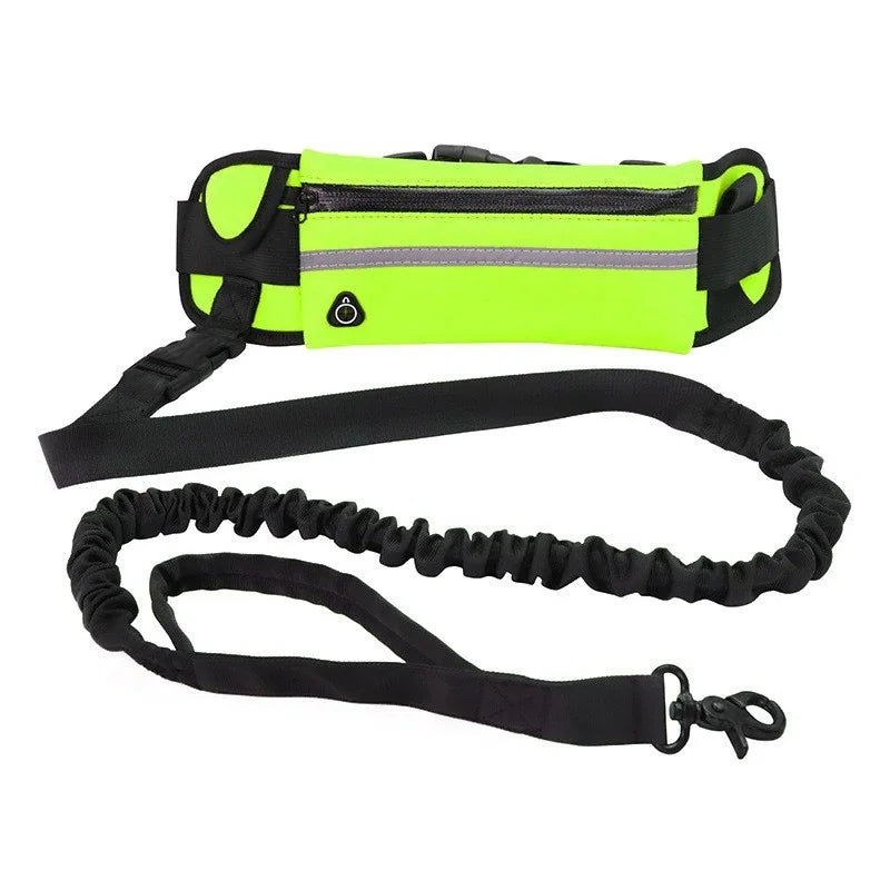 Hands-free Dog Lead Waist Bag, Reflective