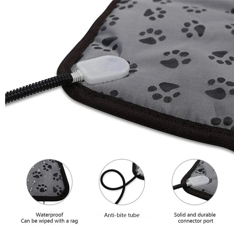 Pet Heated Mat Dog Temperature Adjustable - ProPawPet.com