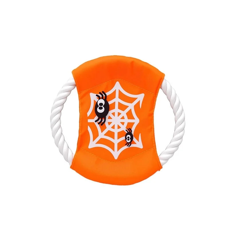 Halloween Plush Dog Plaything with Squeaker Bite Resistant Molar, Interactive