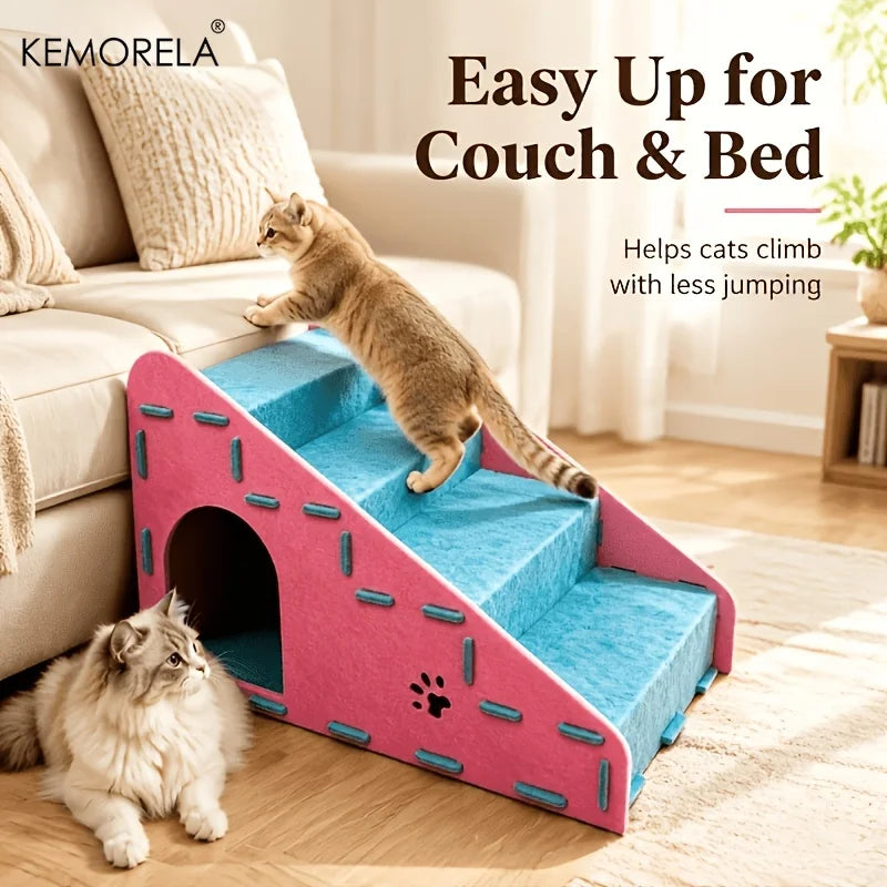 3-in-1 Cat Climbing Ladder With Cat Nest And - ProPawPet.com